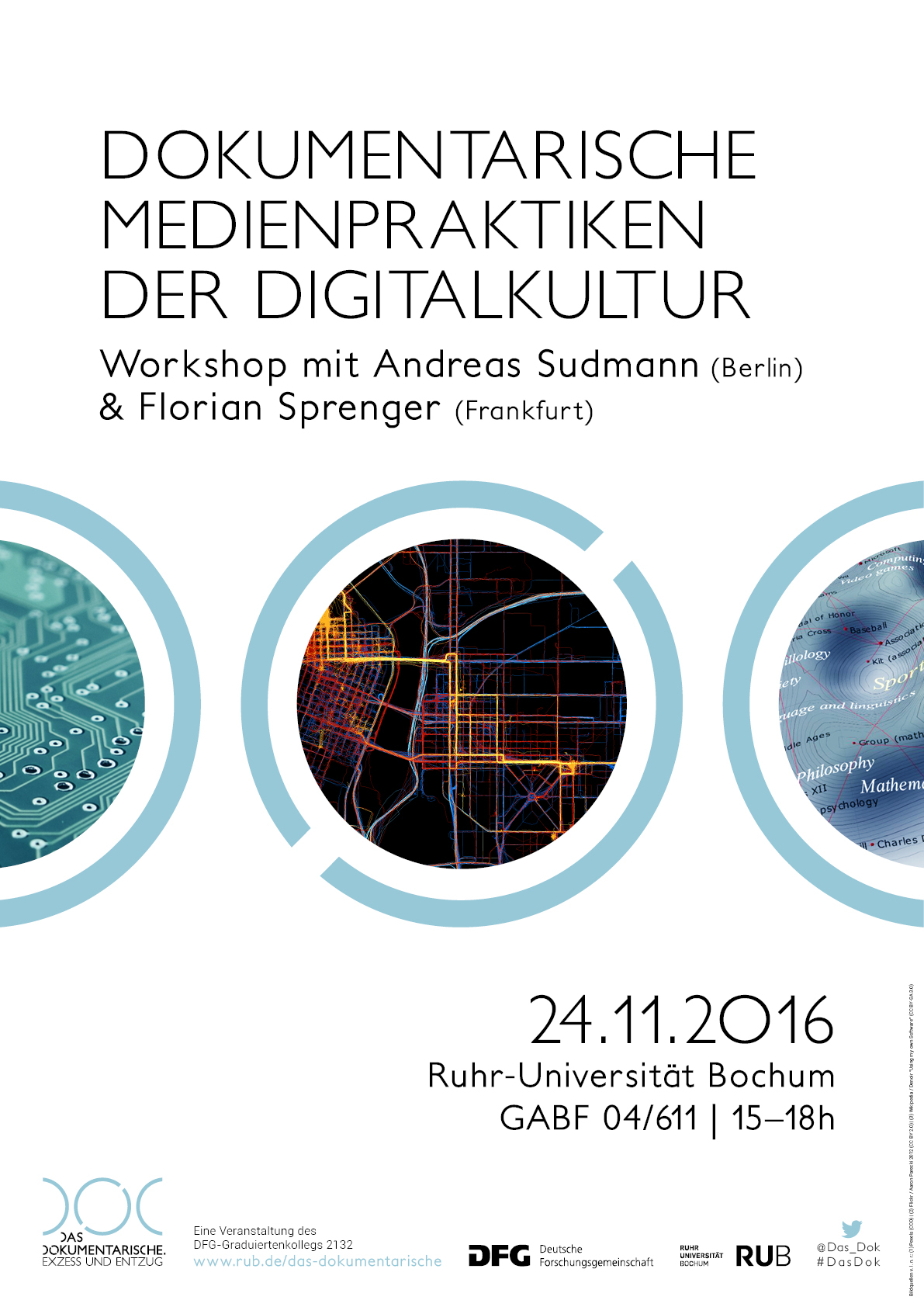 Dokumentarische Medienpraktiken der Digitalkultur | Workshop mit Andreas Sudmann und Florian Sprenger