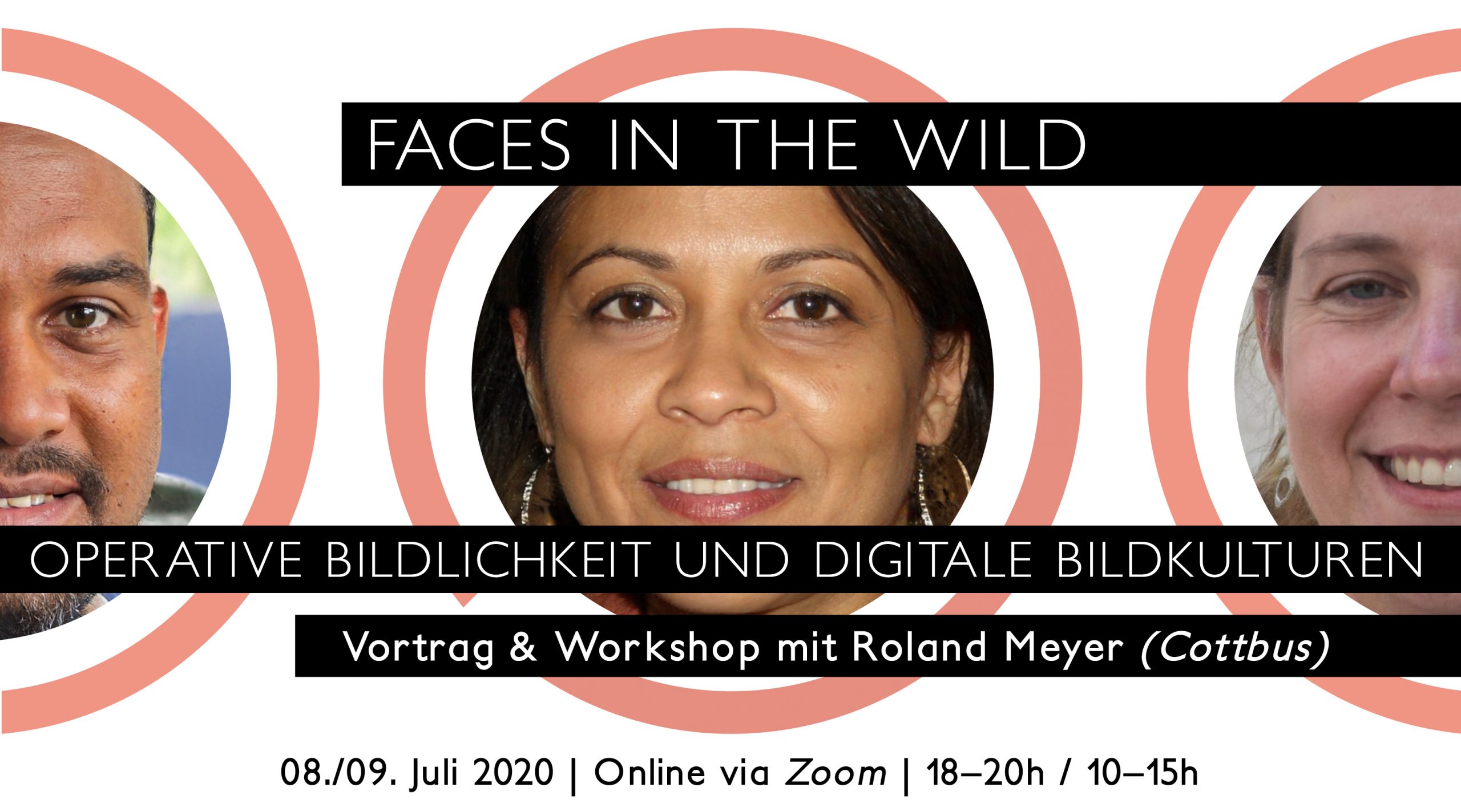 Faces in the Wild. Operative Bildlichkeit und digitale Bildkulturen | Vortrag & Workshop mit Roland Meyer